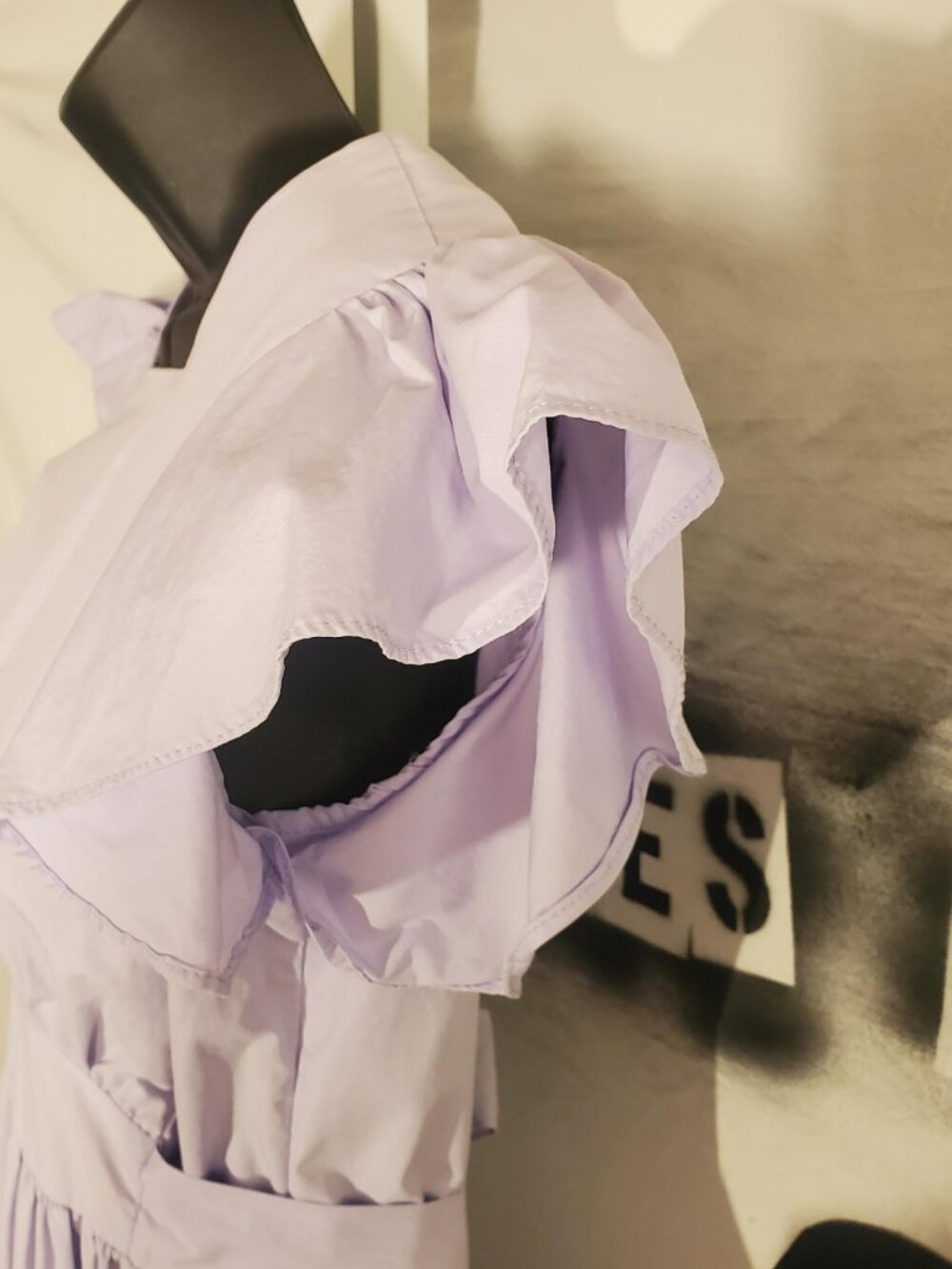 Farrow Beulah Cotton Open Back Tiered Dress in Lavender - Sz S- shipping incl. - Picture 5 of 16